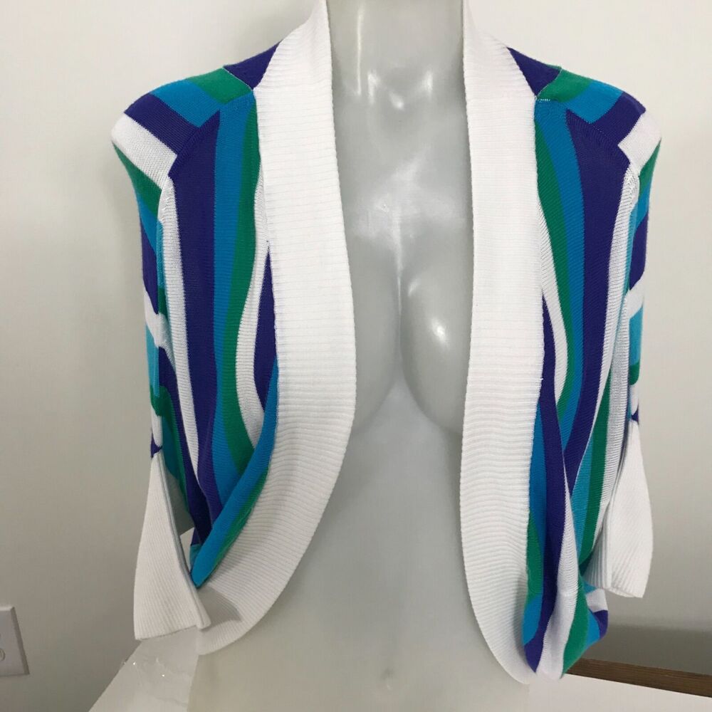 Cache Knit Cardigan Open Front Size Xs Y2k - image 1